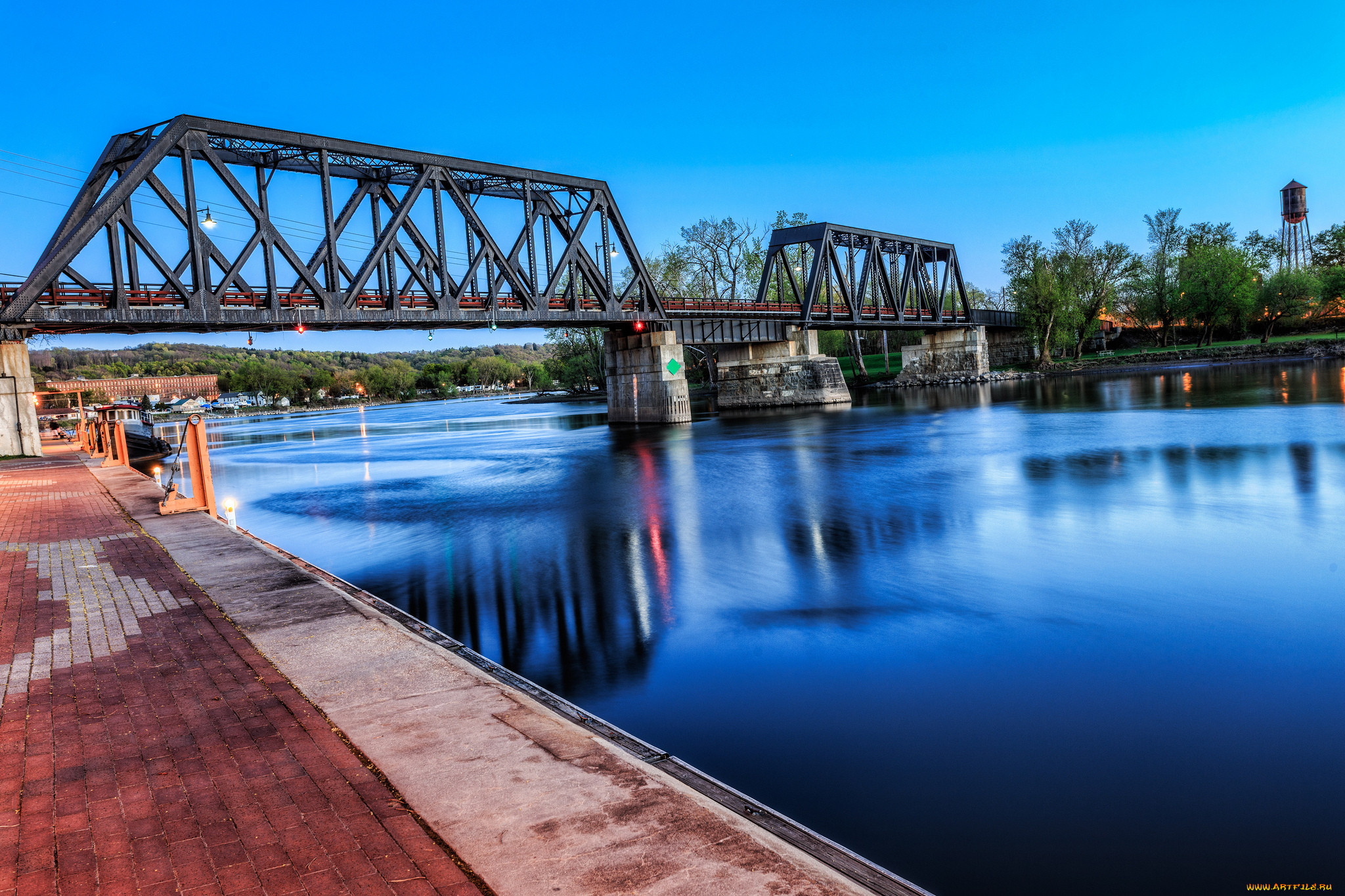 bridge to peebles island, , - , , , 